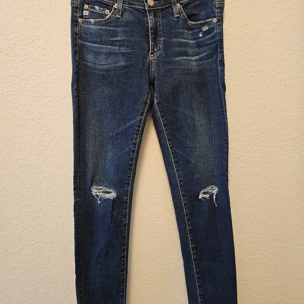NEW AG AG-ED DENIM The Legging Ankle Super Skinny Ankle Jeans Size 27